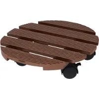 Nampook Plantentrolley dia 29 cm bruin