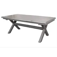 SenS-Line - Monaco Keramiek - Uitschuifbare tuintafel - 167-207cm - Antraciet