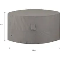 Madison Tuinsethoes Grey Round 200x200x85 cm