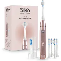Silk'n SonicYou Elektrische Tandenborstel Geschenkset - met 4-Pack Witte opzetborstels - Cadeau-idee - Roze