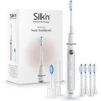 Silk'n SonicYou Elektrische Tandenborstel Geschenkset - met 4-Pack Witte opzetborstels - Cadeau-idee - Wit