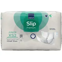 Abena Slip Junior Premium XS2 - Voor Kinderen die Veel en Ongecontroleerd Plassen en (Dunne) Ontlasting Verliezen - Perfecte Aansluiting door Flexibele Sluitstrips - 32 stuks