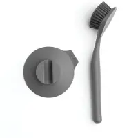 Brabantia SinkSide Afwasborstel - met Zuignaphouder - Dark Grey