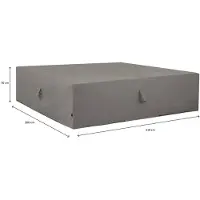 Madison Loungesethoes Grey Rechthoek 210x200x70 cm