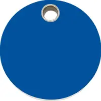 Red Dingo Circle II plastic dierenpenning medium/gemiddeld dia. 3 cm