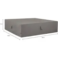 Madison Loungesethoes Grey 400x300x70 cm