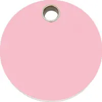 Red Dingo Circle IV plastic dierenpenning medium/gemiddeld dia. 3 cm