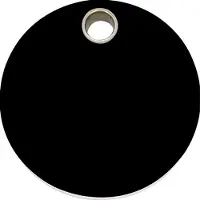Red Dingo Circle I plastic dierenpenning large/groot dia. 3,8 cm