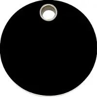 Red Dingo Circle I plastic dierenpenning medium/gemiddeld dia. 3 cm