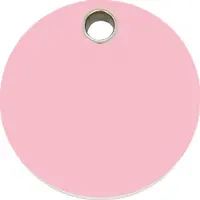 Red Dingo Circle IV plastic dierenpenning large/groot dia. 3,8 cm