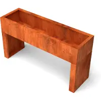 Geroba Altua E x clu hoge plantenbakken Cortenstaal 1650 x 500 x 603 mm