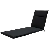 Madison Ligbedkussen Madison Recycled Black (200 x 60 cm)