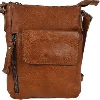 Bear design Schoudertasje Rija Cognac