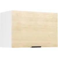 Hioshop Fasola keuken bovenkastje , voor kap 60 cm 1 deur eik decor, wit.