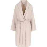 Casilin - Badjas voor Dames en Heren - Maat M - Sauna Wafelbadjas Voor Volwassen - Met riem - Katoen - Absorberend - Wasmachinebestendig - Roze