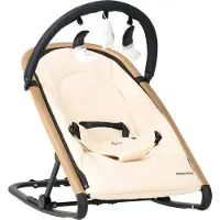 Deryan Rocker Wipstoel - Luxe 2-in-1 - Nougat/Cream