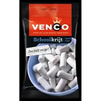 Venco schoolkrijt - zoete drop - 12x120g