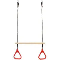 vidaXL Trapezestang met ringen