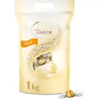Lindt LINDOR Witte chocolade bonbons 1kg - 80 chocolade bonbons