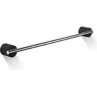 DECOR WALTHER Handdoekstang Stone Mat Zwart Chrome 45 cm