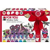 Marabu For You Raamverf - 10 kleuren x 80 ml