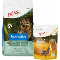 Prins ProCare Super Active 20 kg & Treats Chicken Pakket