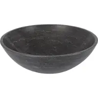 Differnz Lime waskom 40cm kalksteen zwart