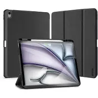 DUX Domo Bookcase voor de Apple iPad Air 13 inch (2026) M4 / (2025) M3 / (2024) M2 - Zwart