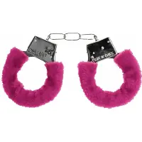 Ouch! Handboeien met een Bontje - Roze