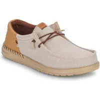 HeyDude Instappers Heren Wally Funk Cognac Nylon | Maat 45