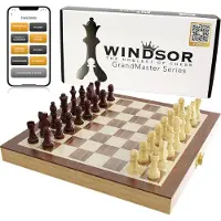 Windsor -CheckMate - Magnetisch Schaakbord - 40 cm - Hout