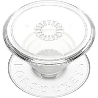 PopSockets PopGrip Clear - Wit - Voor Smartphones en tablets - 3" en 10" diagonaal scherm