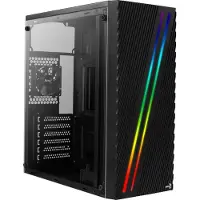 Aerocool ATX Semi-tower Box STREAK RGB USB 3.0 Black