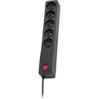 LESTAR 1966006332 power uitbreiding 1,5 m 230 AC-uitgang(en) Binnen Zwart