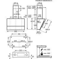 Electrolux LFV619K Muurmontage Zwart 700 m³/uur A