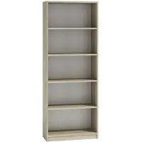 Topeshop Rekken, R60 SONOMA boekenplank voor kantoren (60 x 30 x 182 cm)