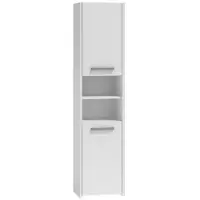 Top E Shop Topeshop S40 BIEL Opbergkast voor de badkamer, wit