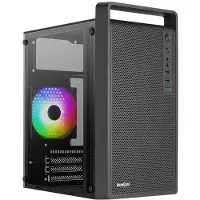 Aerocool Behuizing PGS CS-109-G-BK-v1, zwart, met FRGB-verlichting
