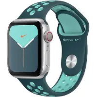 Apple origineel Nike Sport Band Watch 38mm / 40mm / 41mm / 42mm Midnight Turquoise / Aurora Green - MXQX2ZM/A