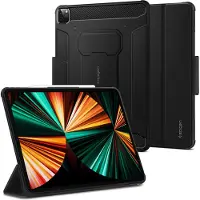 Spigen Rugged Armor Pro Apple iPad Pro 12.9 inch (2022/2021) Book Case Zwart