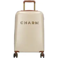 Charm london travel trolley s beige