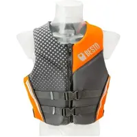 Besto Neopreen zwemvest oranje/antraciet