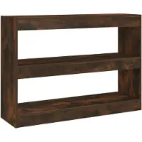 vidaXL Boekenkast/kamerscherm 100x30x72 cm gerookt eikenkleur