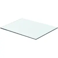 vidaXL Wandschap transparant 40x25 cm glas