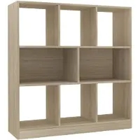 vidaXL Boekenkast 97,5x29,5x100 cm bewerkt hout sonoma eikenkleurig