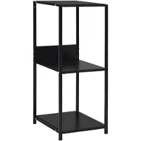 vidaXL Boekenkast 33,5x39,6x79,7 cm bewerkt hout zwart