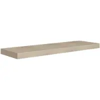vidaXL Wandschap zwevend 80x23,5x3,8 cm MDF eikenkleurig