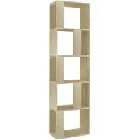 vidaXL Boekenkast/kamerscherm 45x24x159 cm bewerkt hout sonoma eiken