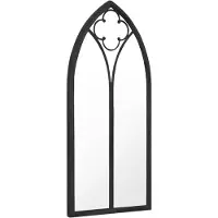 Super Merchant Tuinspiegel 70x30 cm ijzer zwart