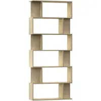 vidaXL Boekenkast / kamerscherm 80x24x192 cm bewerkt hout sonoma eiken
